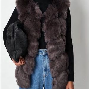 Missguided Faux Fur Vest
